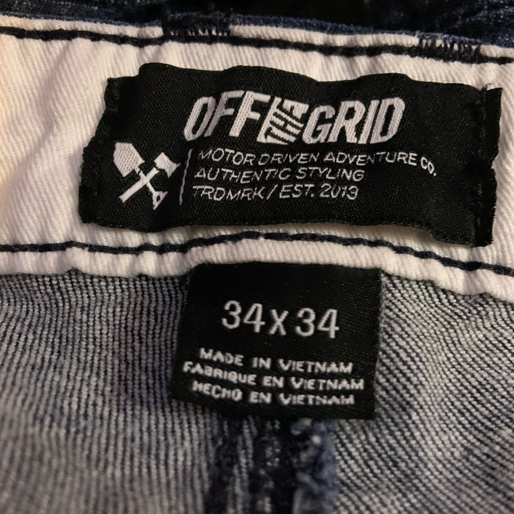 Off The Grid Hideout Denim Jeans Size 34 - Picture 3 of 4